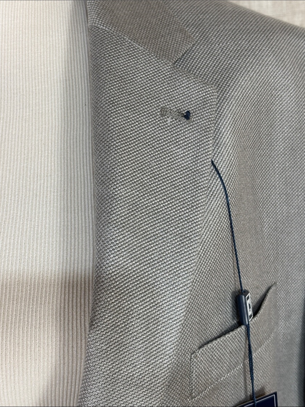 Chaps Men's Gray Two-Button Sport Coat Blazer - Picture 2 of 9